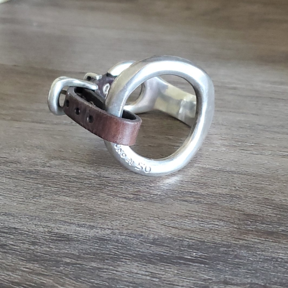 Uno de 50 sterling silver cuff bracelet